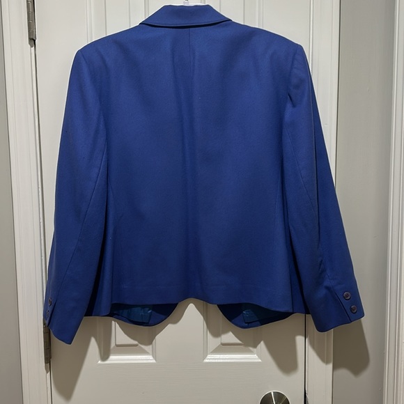 Pendleton Wool Blazer Vintage Blue retro sport jacket - PLUS SIZE 18W - Picture 9 of 12